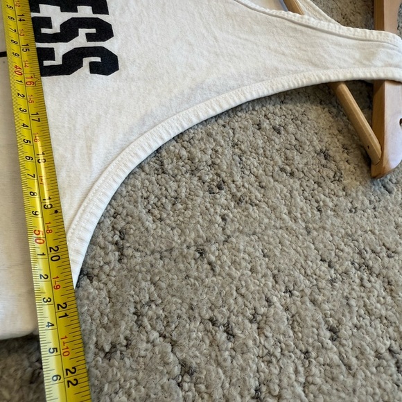 Maui and Sons VINTAGE L “Don’t mess with Texas” cotton White Tank - Picture 6 of 11